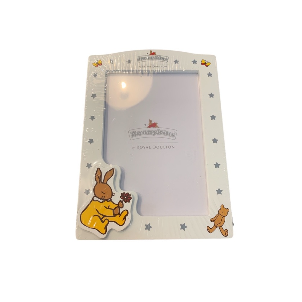 Royal Doulton Bunnykins Photo Frame 4”x6” Butterflies, Stars, Teddy Nursery New